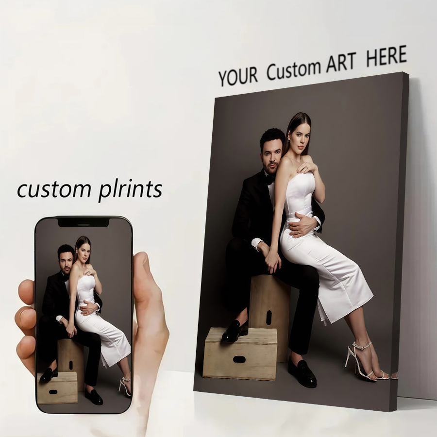 Your Home Textiles - Póster de Lienzo Impreso Personalizado, Póster