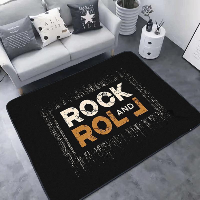 Home Textiles Rug - Alfombra Rock and Roll Hard Rock
