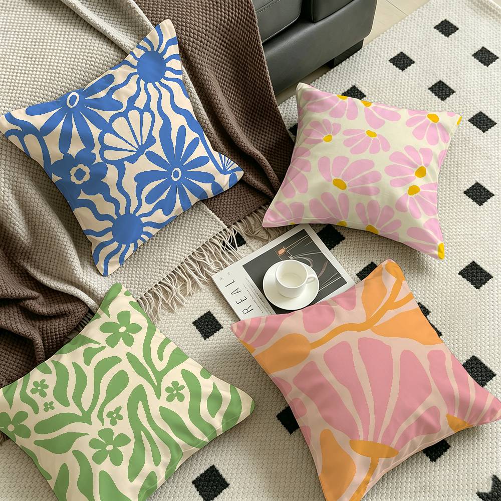 Home Textiles Market - Funda de almohada Flower Market Lucky