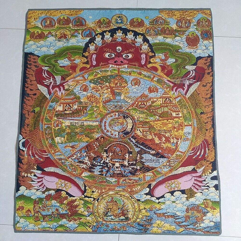 Home Textiles China - Pintura Budista de Seda para el