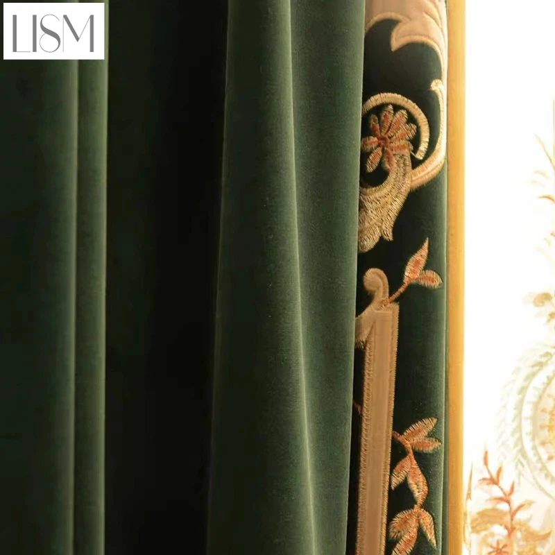 Home Textiles Luxury Curtains - Cortinas europeas de lujo para sala