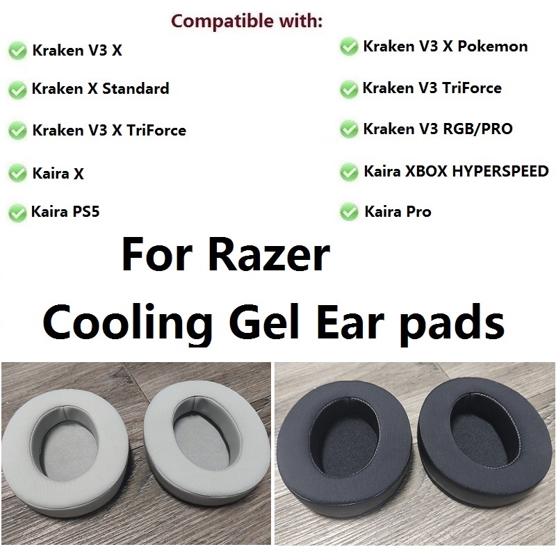 Cooling Pillow Gel - Almohadillas de Gel refrescante para auriculares