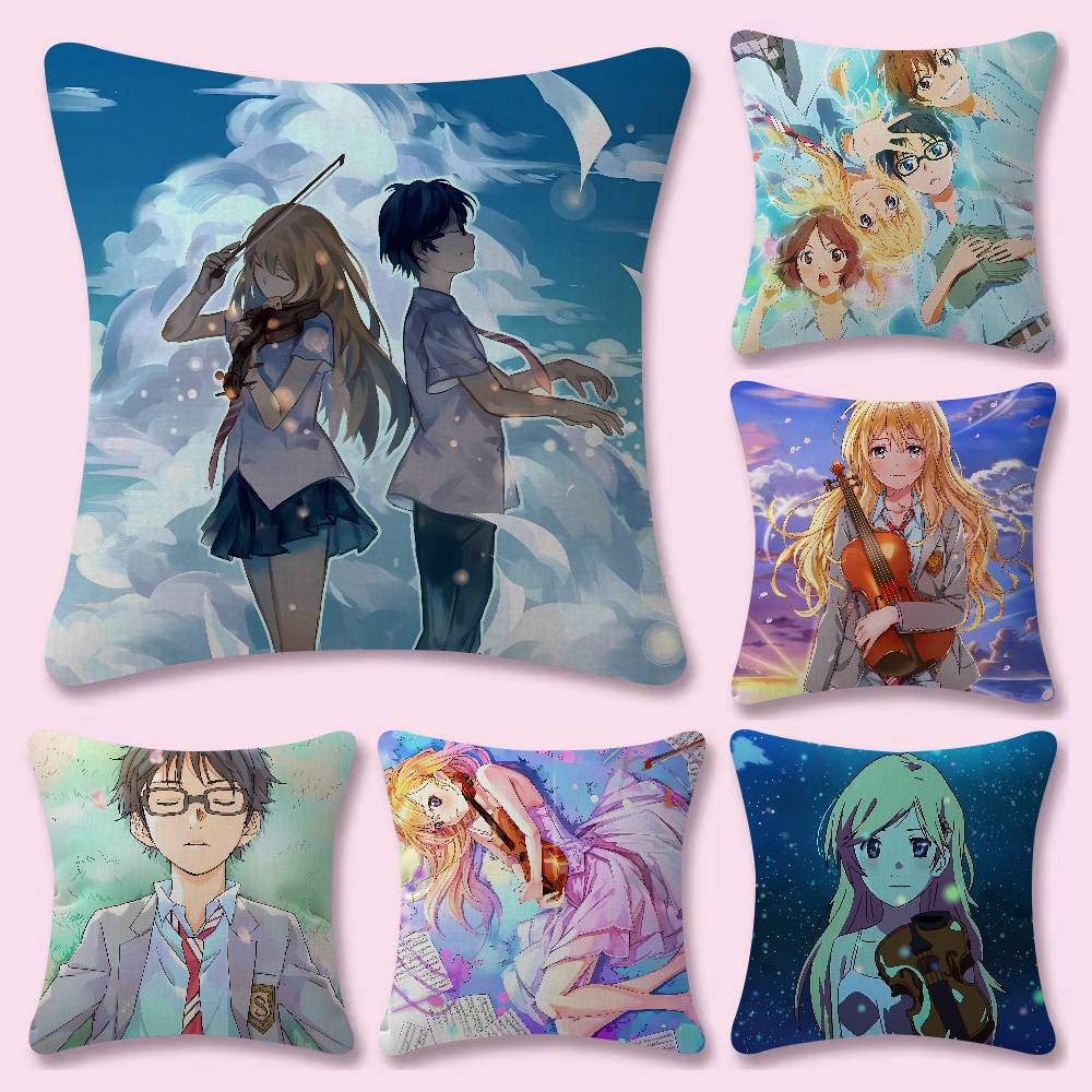 Your Home Textiles - Funda de cojín decorativa de Anime