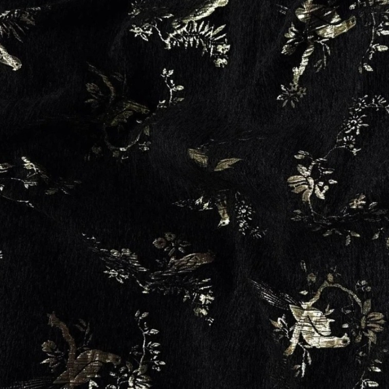 Hilos dorados de chenilla Jacq - Home Textiles Luxury Curtains reseña y precio