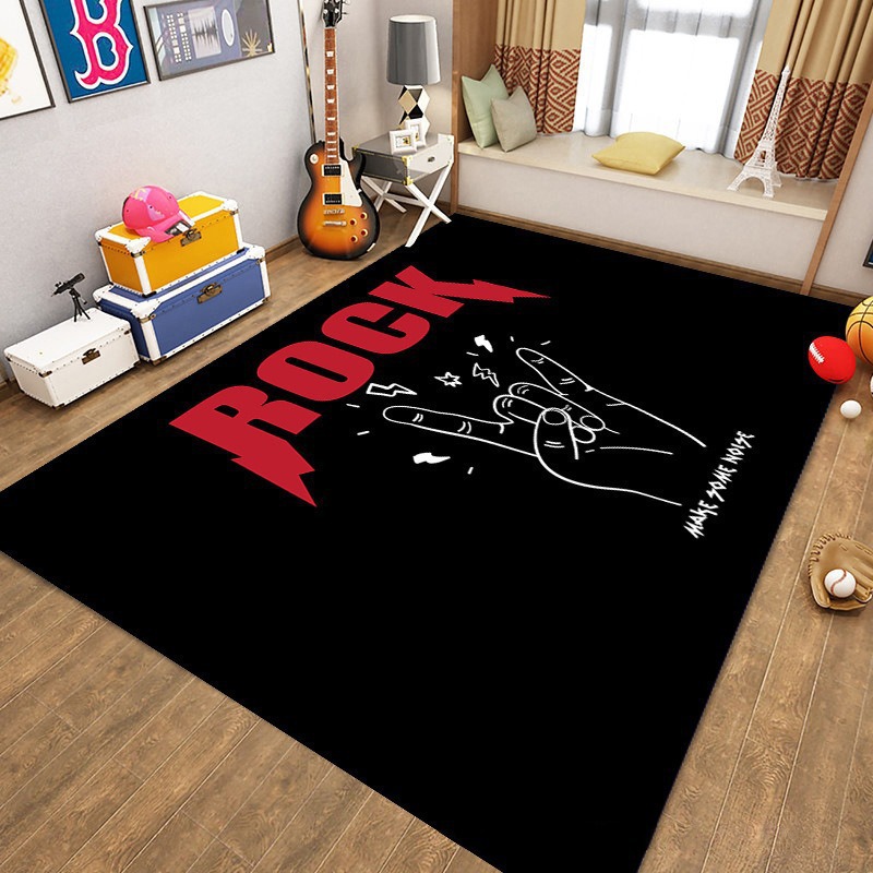 Alfombra Rock and Roll Hard Ro - Home Textiles Rug reseña y precio