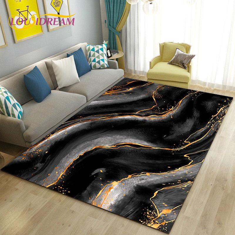 Alfombra grande de mármol para - Home Textiles Rug reseña y precio