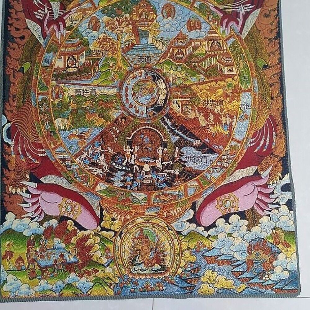 Pintura Budista de Seda para e - Home Textiles China reseña y precio