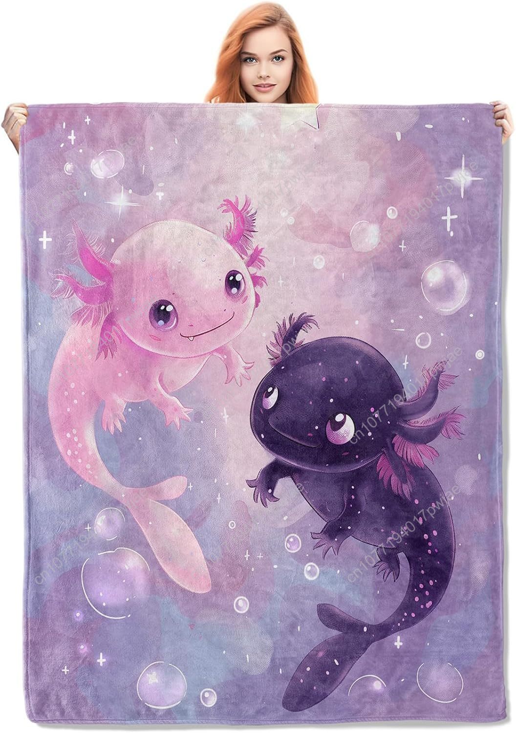 Manta Axolotl, lindas mantas d - Home Textiles & Furnishings reseña y precio