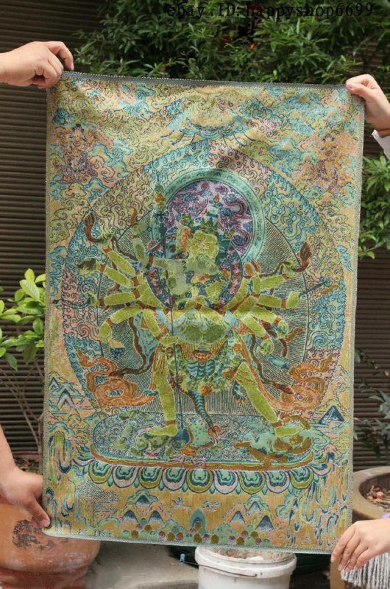 Mural bordado Thangka de tela  - Home Textiles China reseña y precio