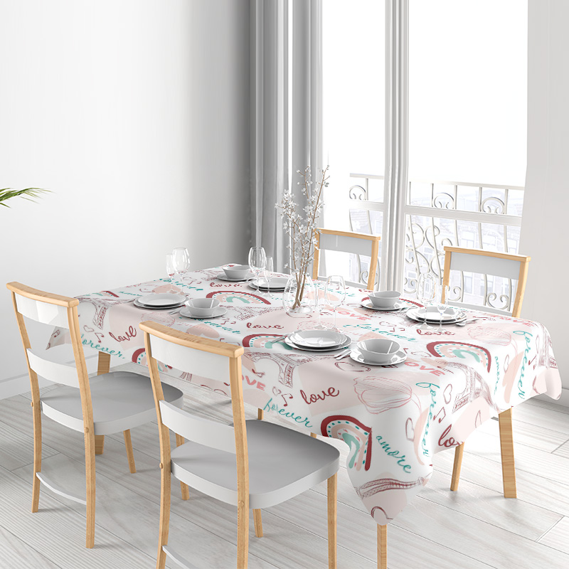 Mantel romántico multicolor co - Your Home Textiles reseña y precio