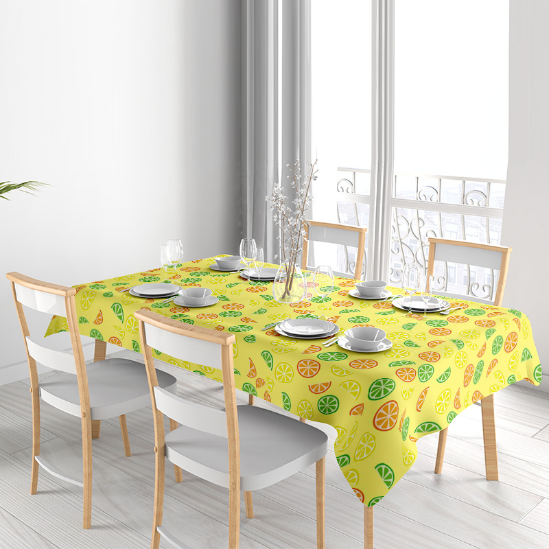 Mantel con estampado de frutas - Your Home Textiles reseña y precio