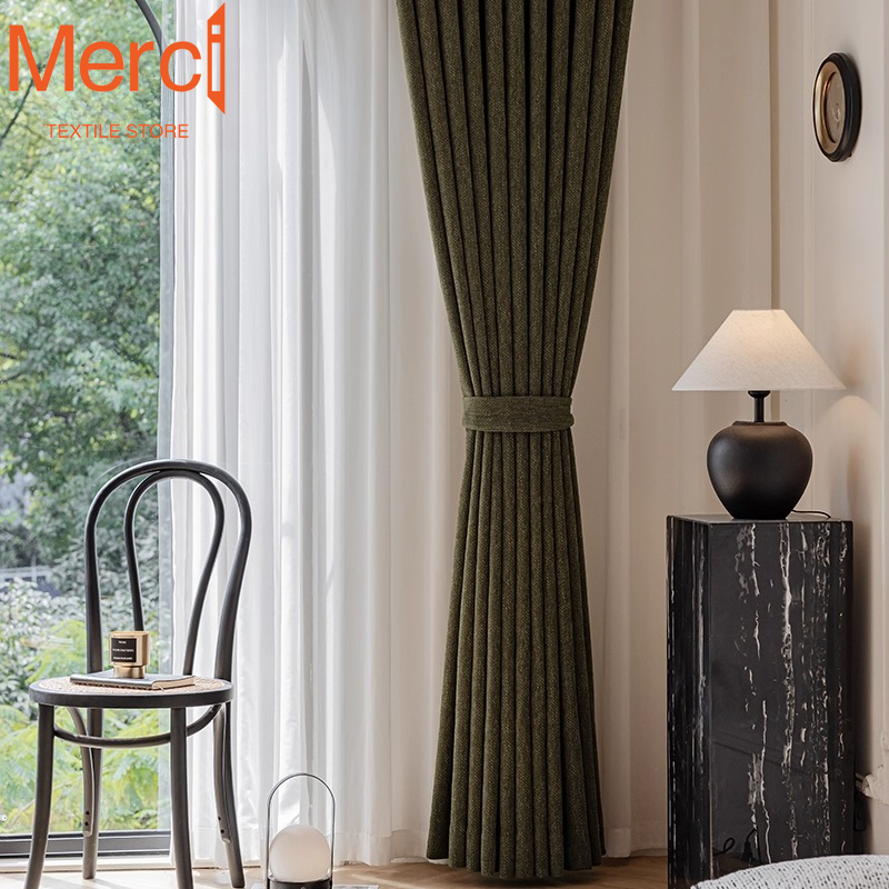 Merci Textile Store-cortinas d - Home Textiles Luxury Curtains reseña y precio