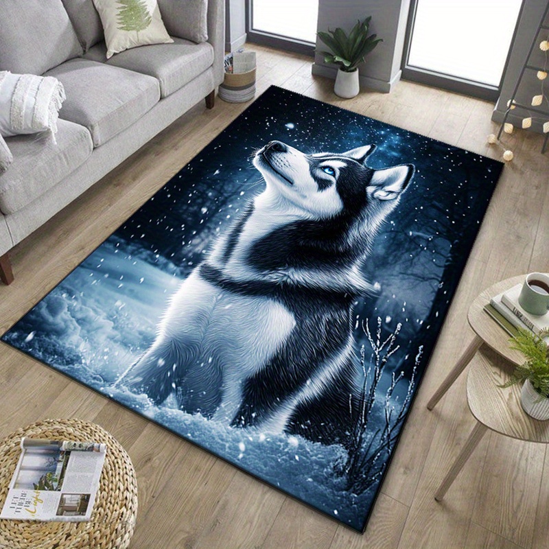 Alfombra de invierno Husky par - Home Textiles Rug reseña y precio