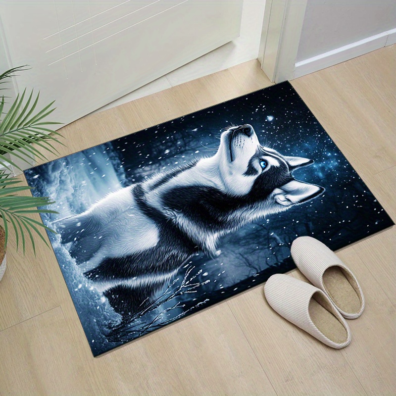 Alfombra de invierno Husky par - Home Textiles Rug reseña y precio