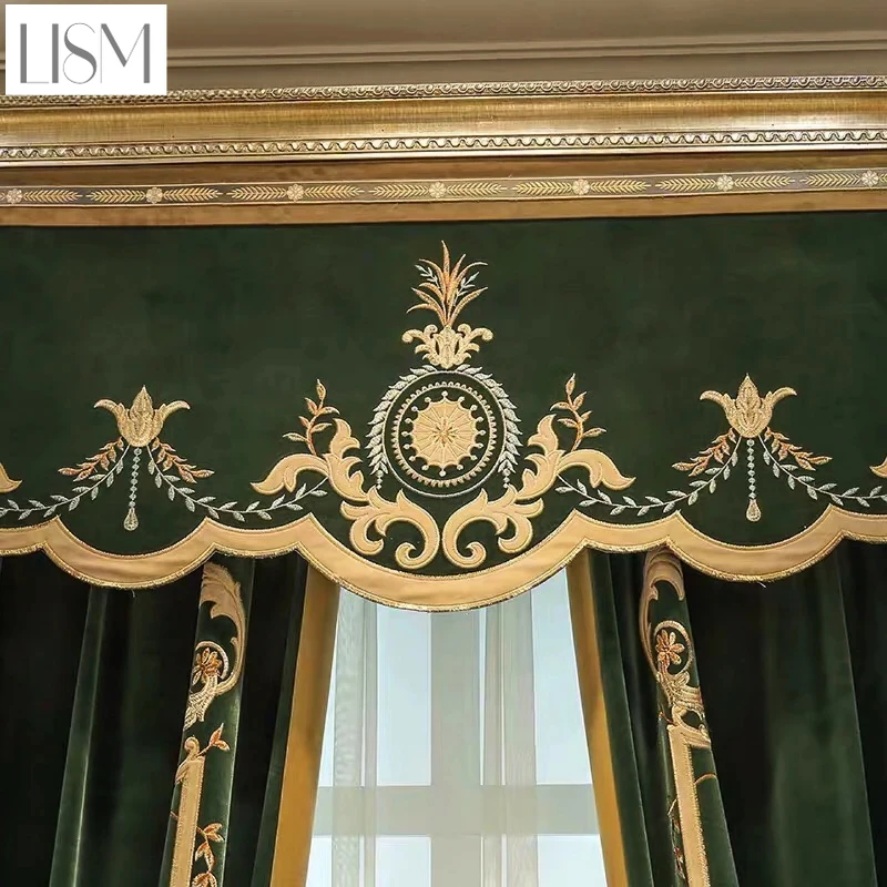 Cortinas europeas de lujo para - Home Textiles Luxury Curtains reseña y precio