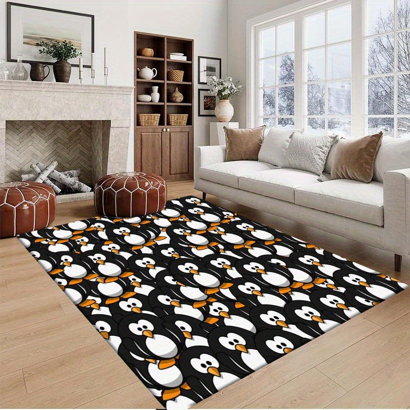 Alfombra de Pingüino de Dibujo - Home Textiles Rug reseña y precio