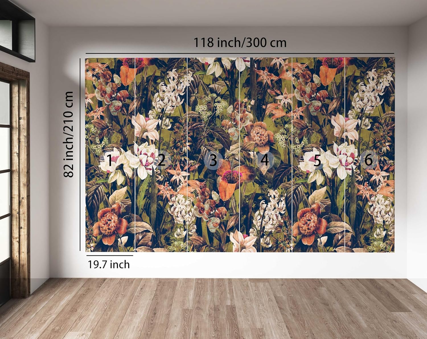 Tapiz Floral de Lujo para Deco - Home Textiles Luxury Curtains reseña y precio