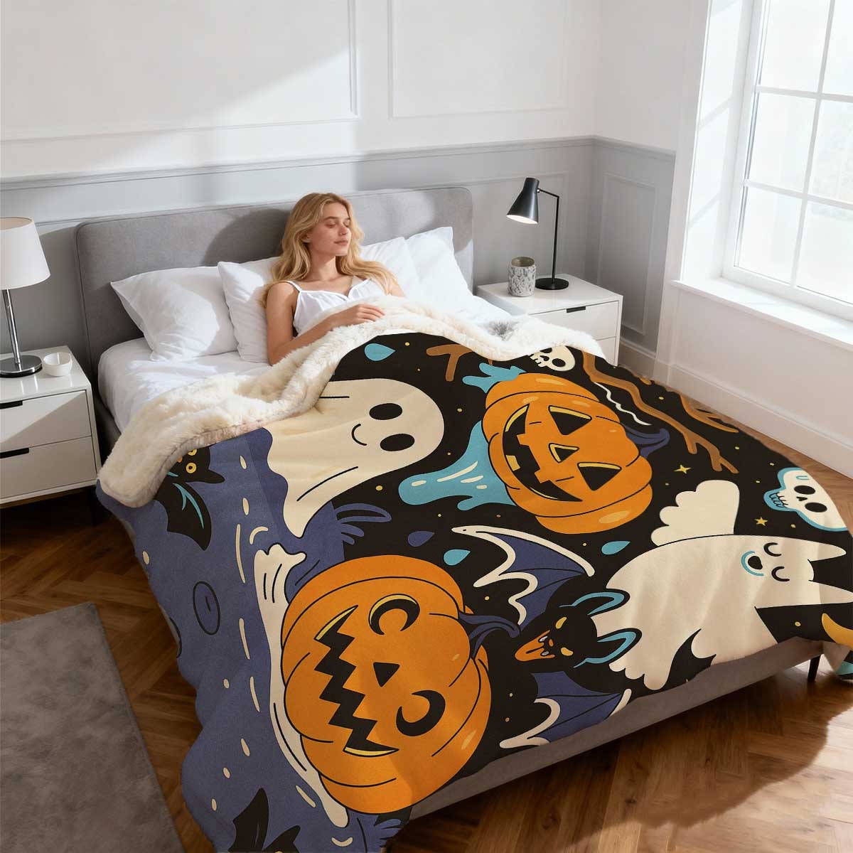 Manta acogedora con diseño de  - Your Home Textiles reseña y precio