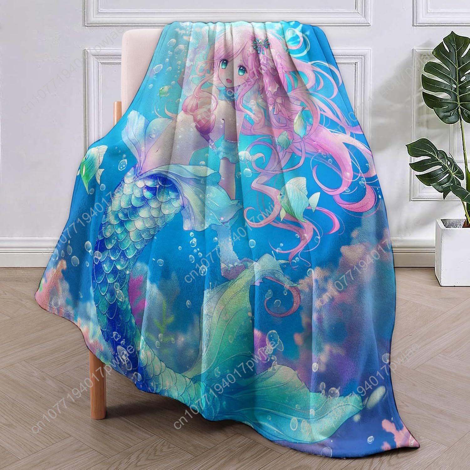 Manta de sirena bonita, mantas - Home Textiles & Furnishings reseña y precio