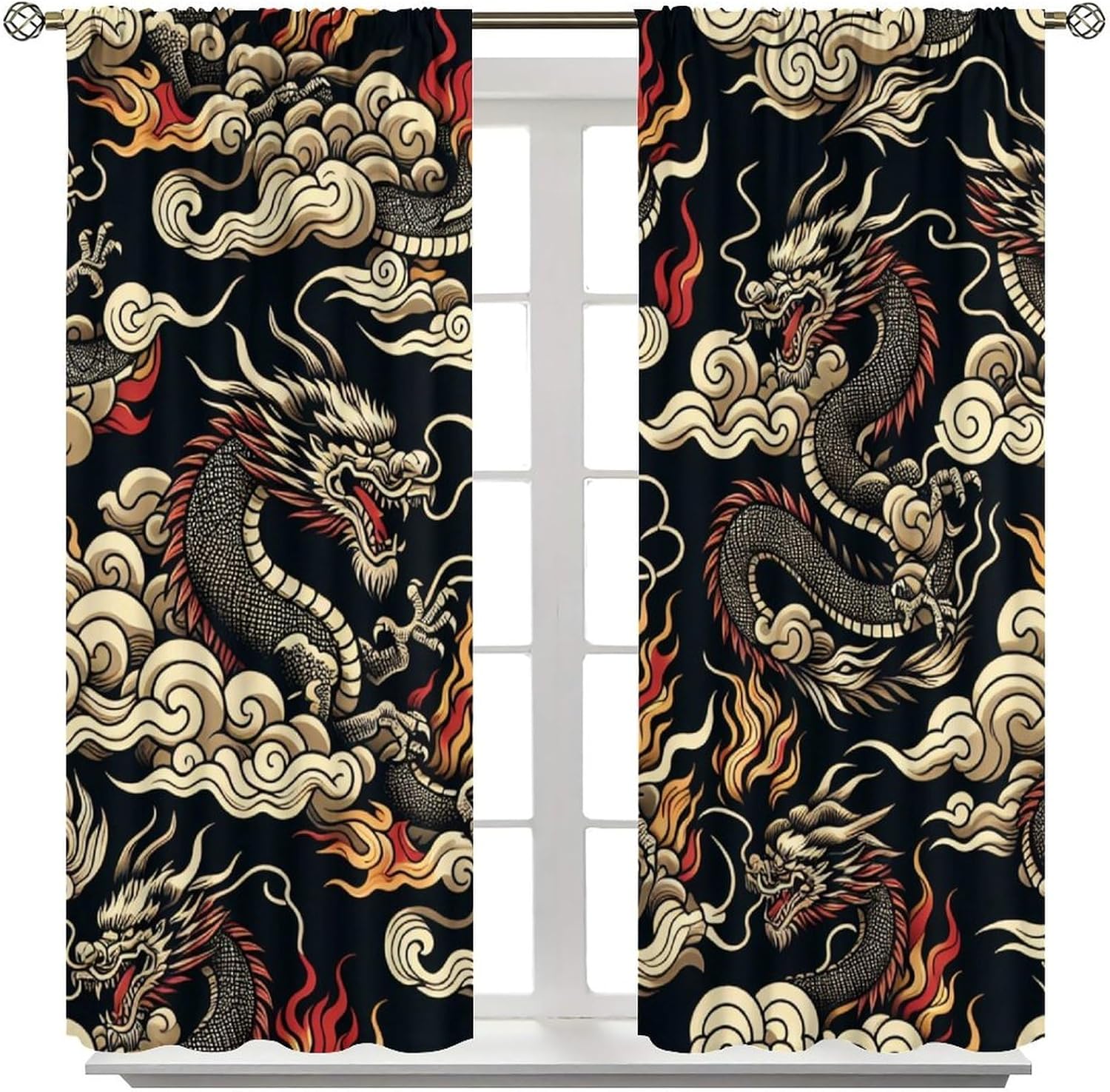 Cortina de lujo con diseño de  - Home Textiles Luxury Curtains reseña y precio