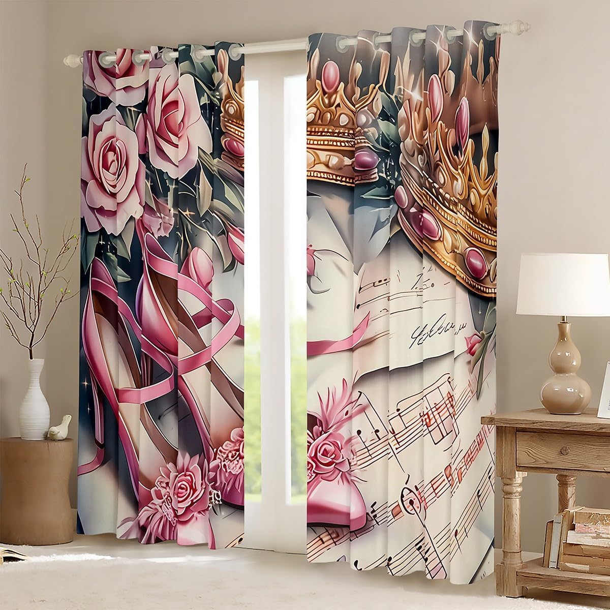 Cortina de ducha con estampado - Home Textiles Luxury Curtains reseña y precio