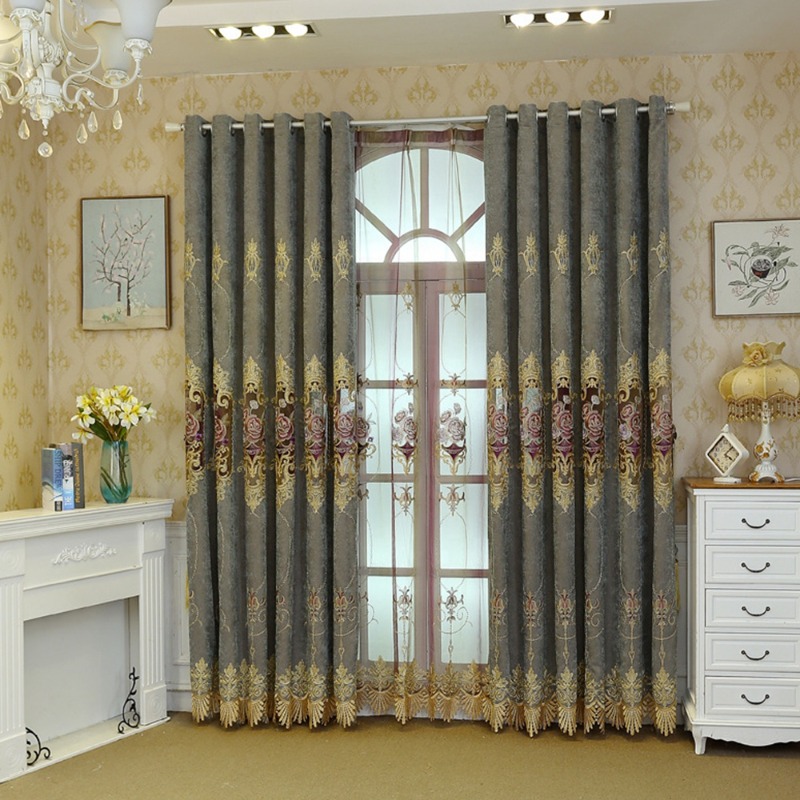 Cortinas de Textil Beige de Al - Home Textiles Luxury Curtains reseña y precio